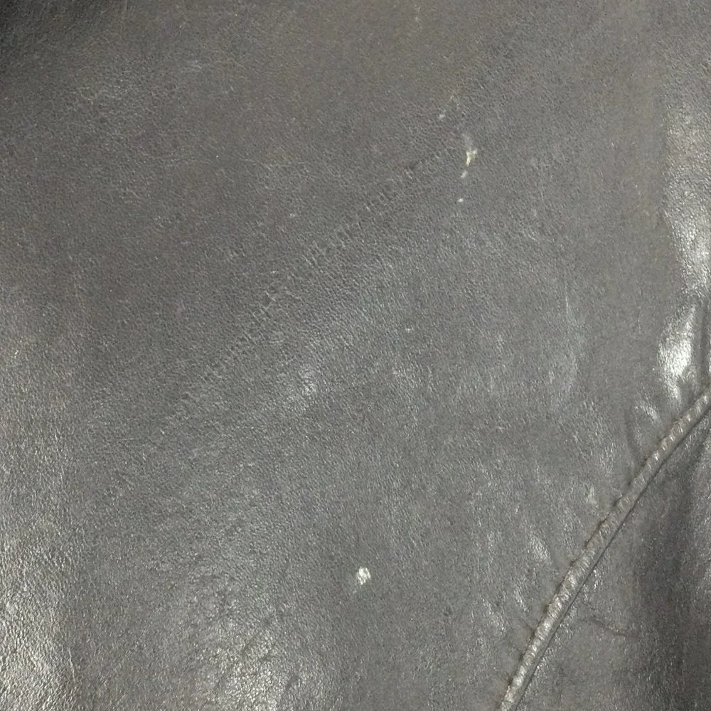 Excelled Black Leather Jacket,‎ Vintage, 42R,
